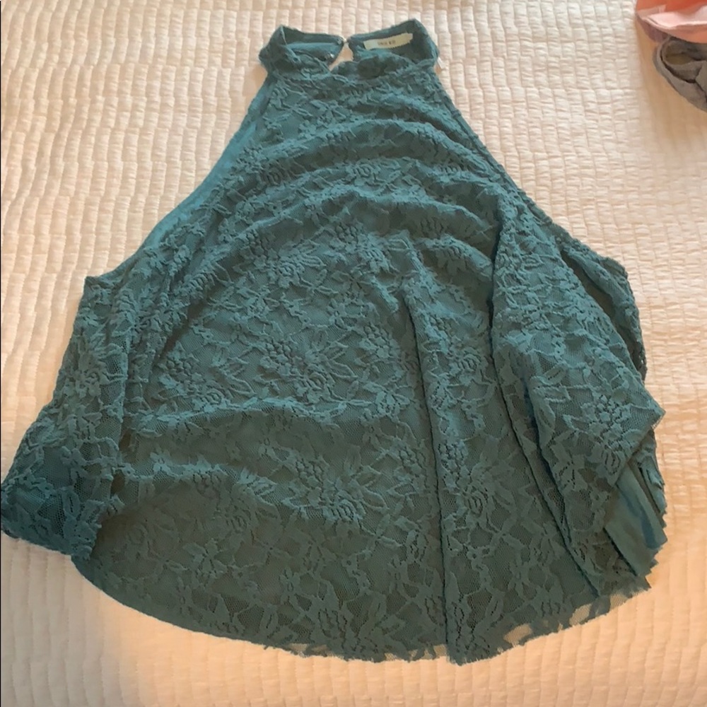 Urban outfitters high neck lace top